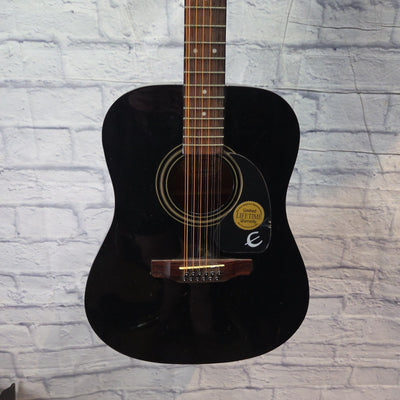 Epiphone PR-100-12/BK 12 String Acoustic Guitar