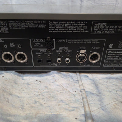 Panasonic SV-3800 DAT Player Digital Recorder
