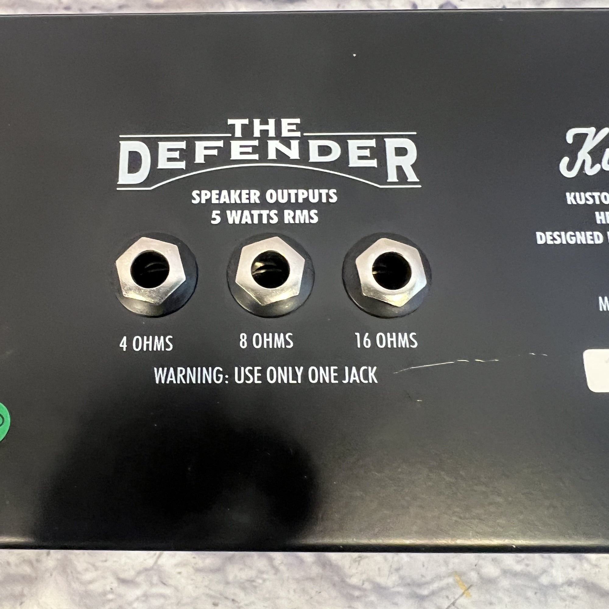 Kustom Defender 5 Watt Tube Guitar Amp Head Modded