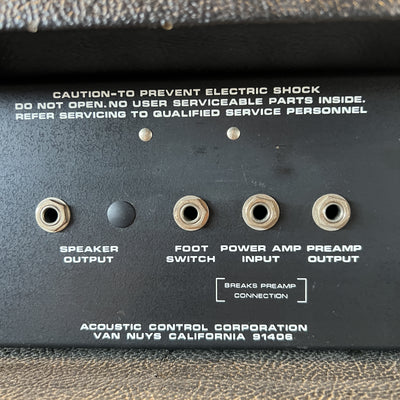 Acoustic Model 126 1x15 Bass Combo Amp Serviced