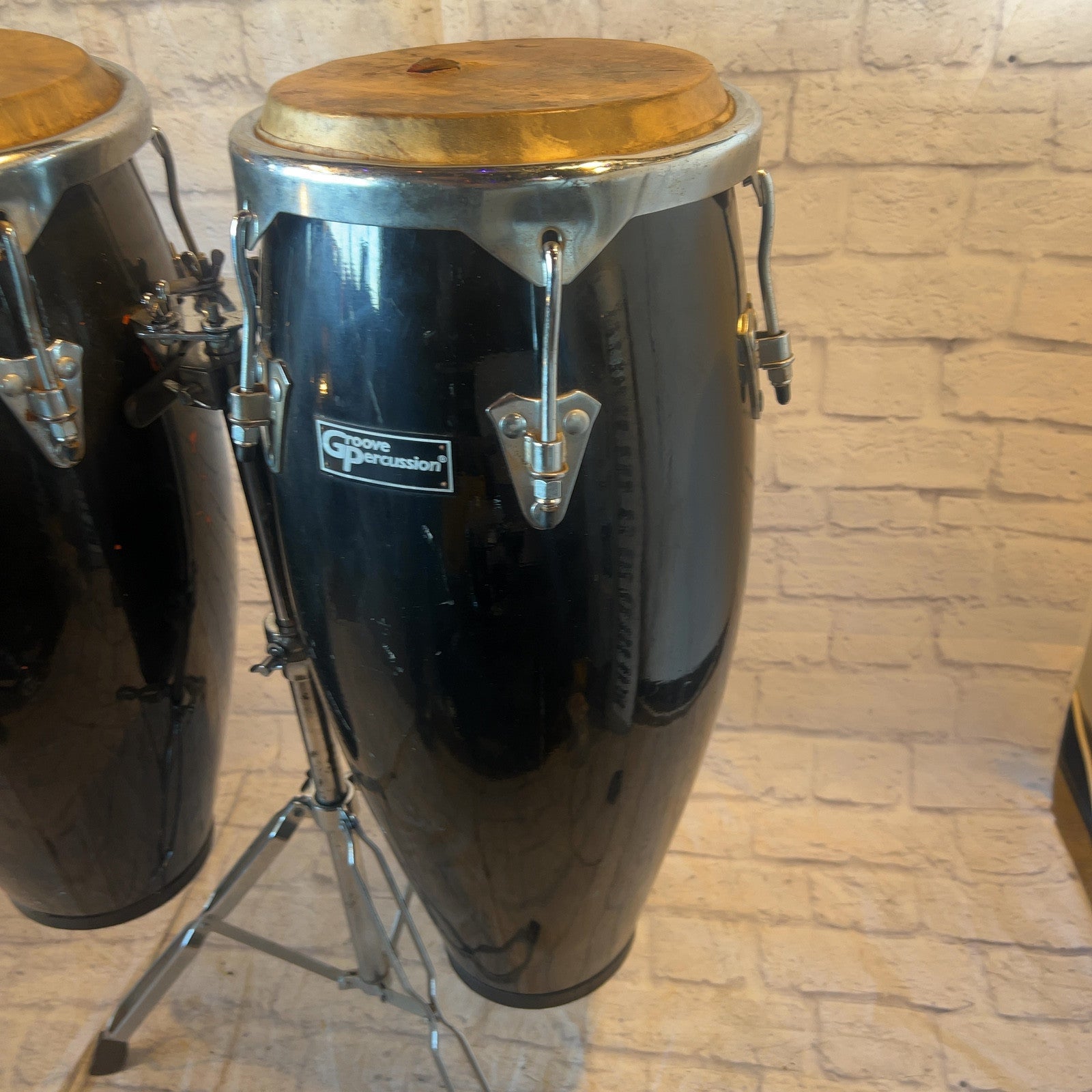 Groove Percussion Conga Set with Stand