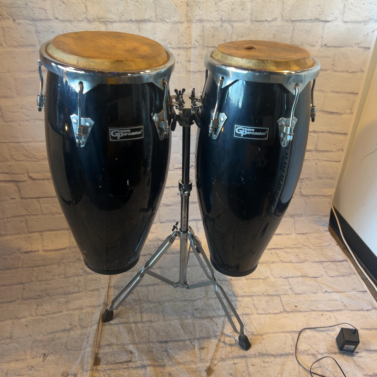 Groove Percussion Conga Set with Stand