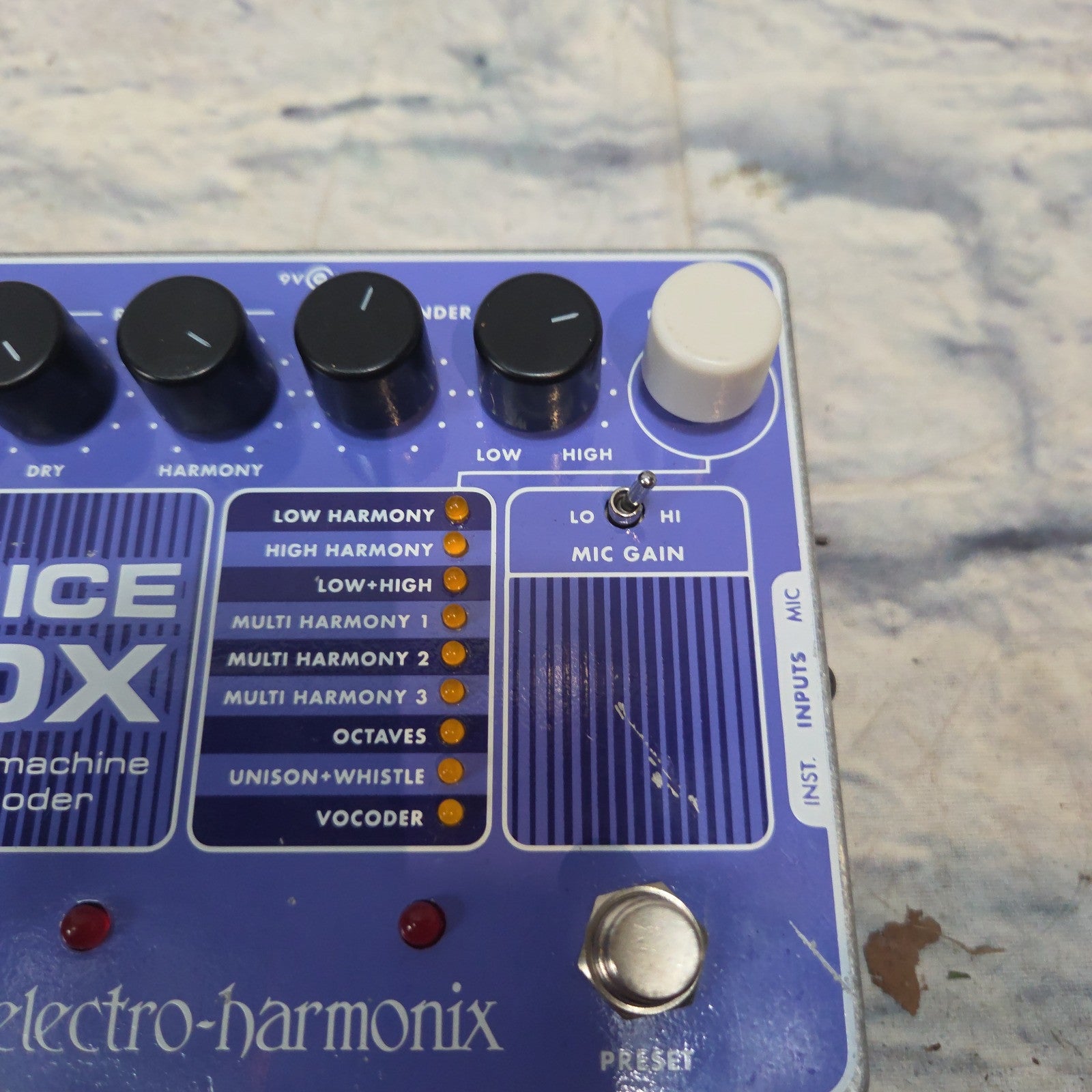 Electro-Harmonix Voice Box Harmony Machine and Vocoder Vocal Effect Pedal