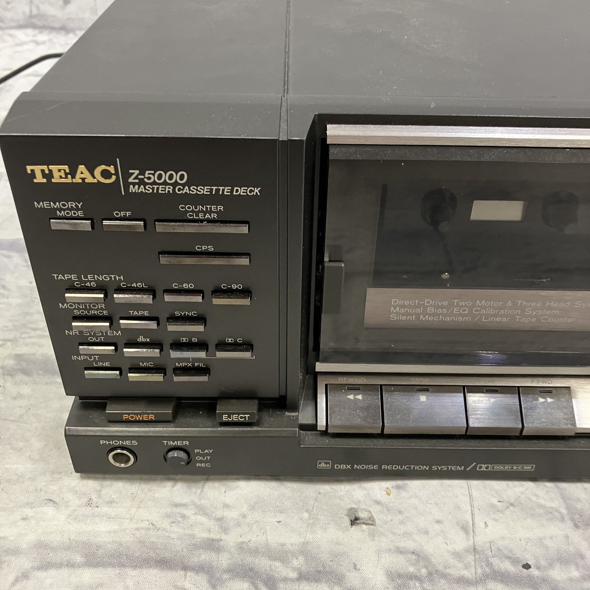 Teac VIntage Z-5000 Cassette Deck with Remote