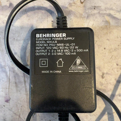 Behringer Xenyx 1202FX Mixer with Power Supply
