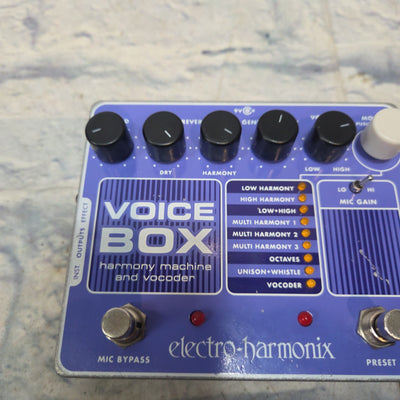 Electro-Harmonix Voice Box Harmony Machine and Vocoder Vocal Effect Pedal