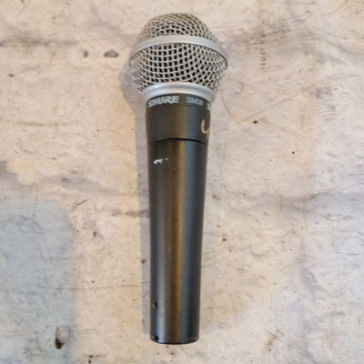 Shure SM58 Dynamic Microphone with Dented Windscreen