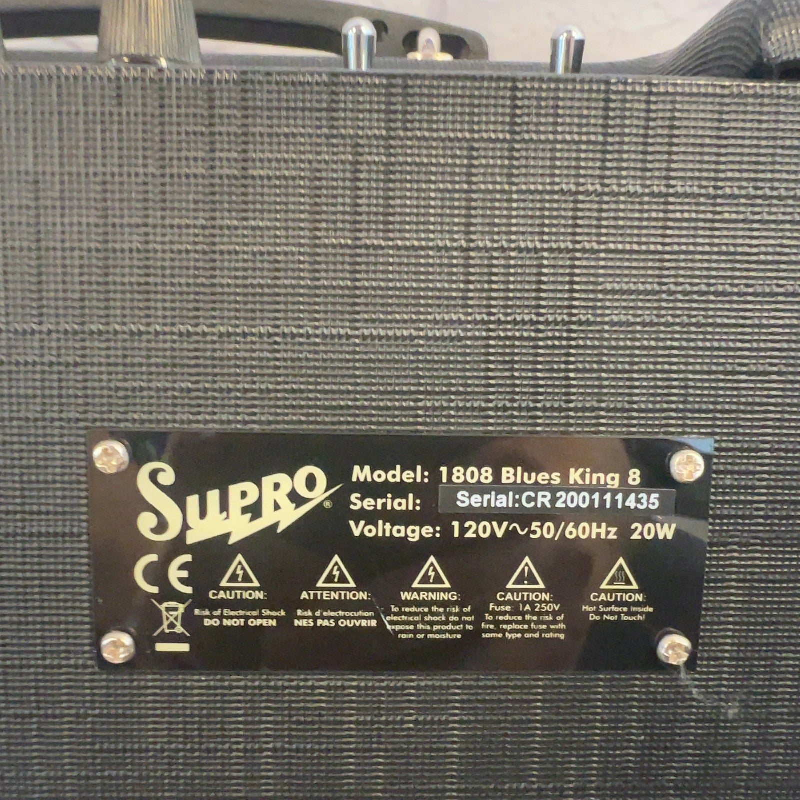 Supro 1808 Blues King 8 Guitar Combo Amp