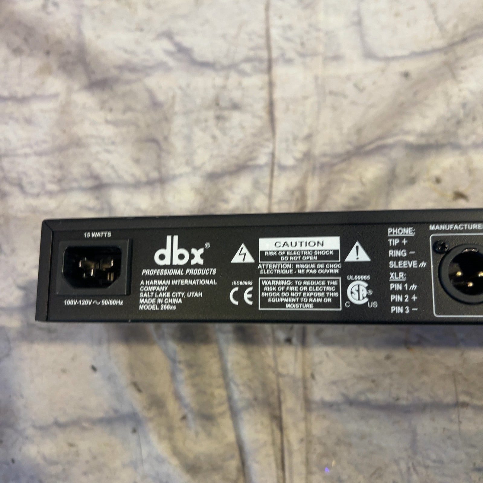 DBX 266xs Compressor
