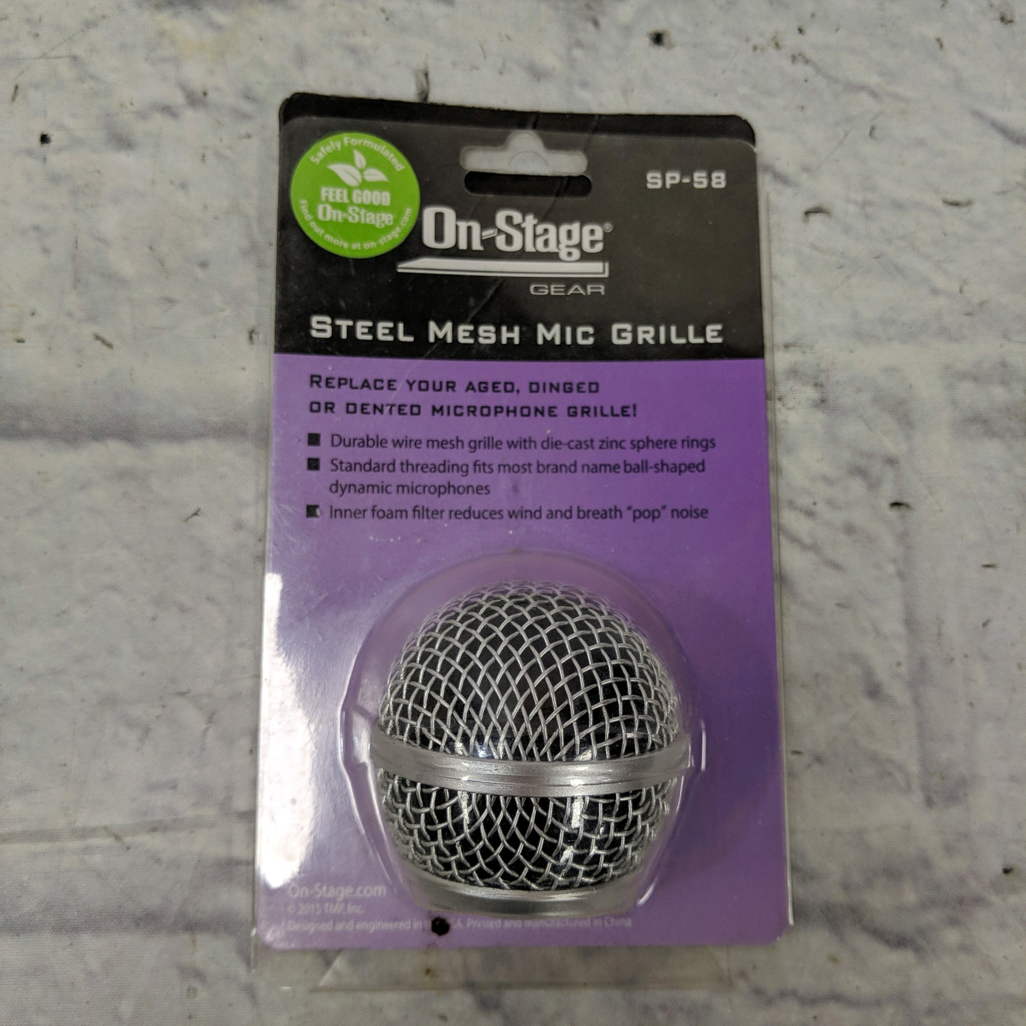 On Stage Stands Steel Mesh Mic Grille null
