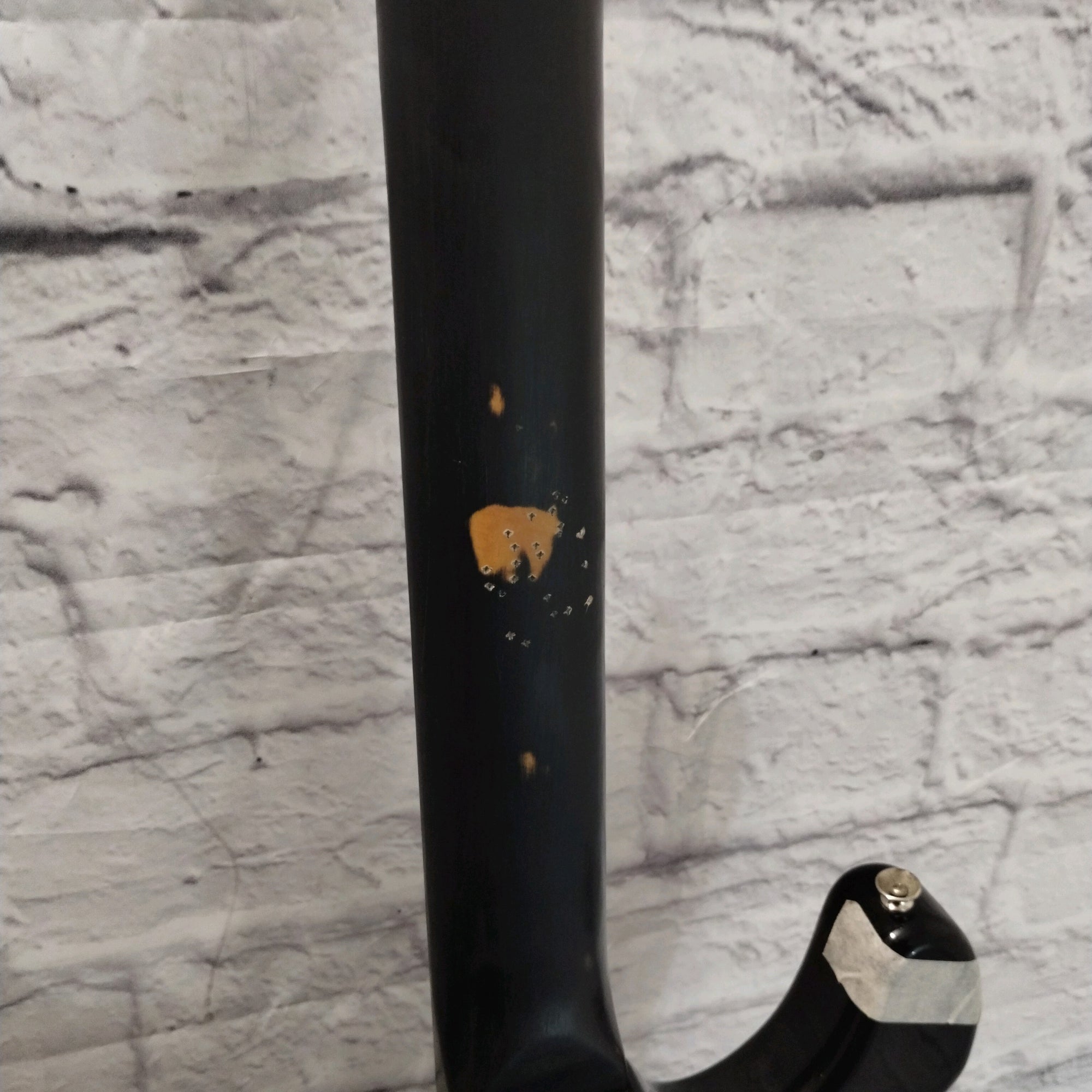 Premier Black Frankenstrat Electric Guitar