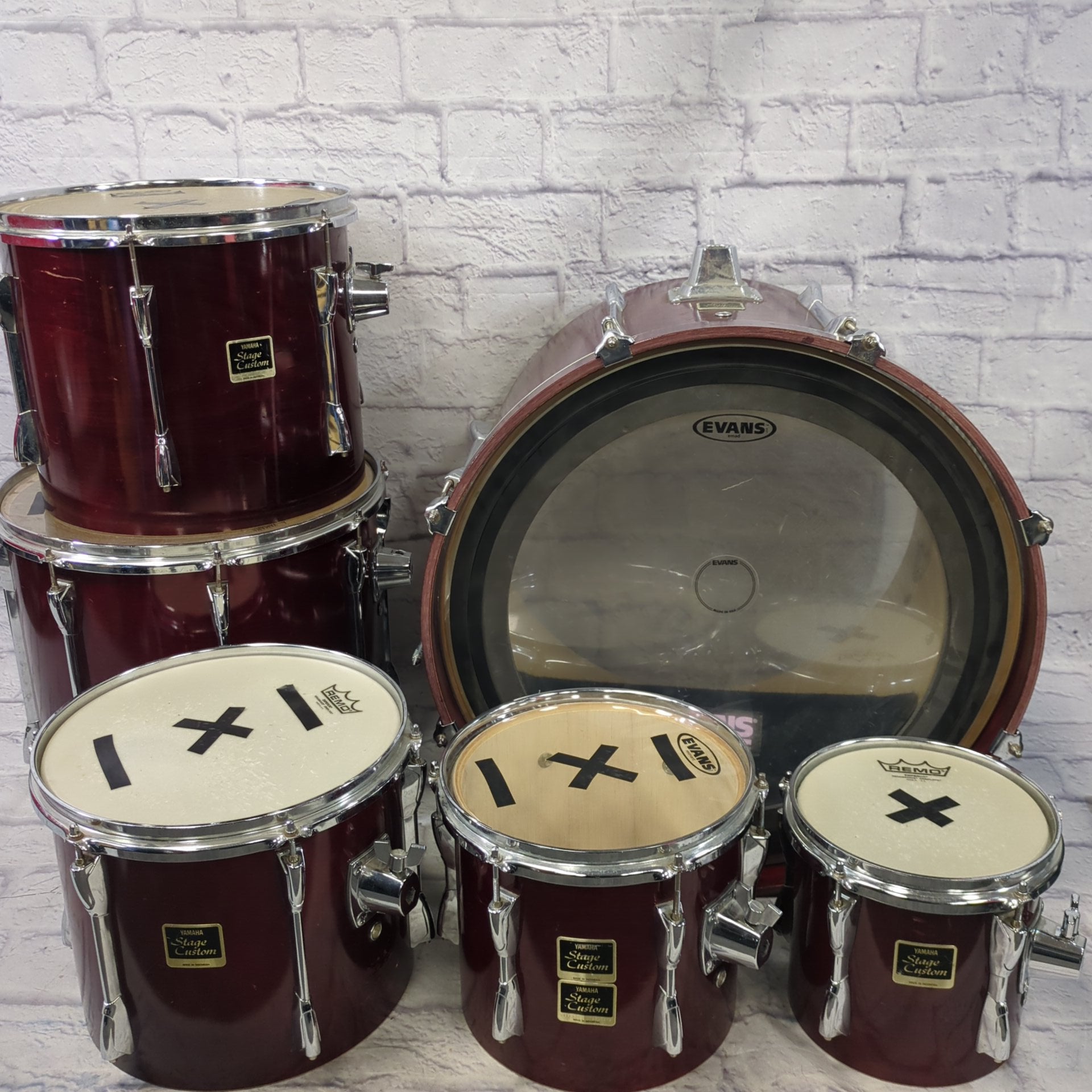 Yamaha Stage Custom 5 Piece Drum Set
