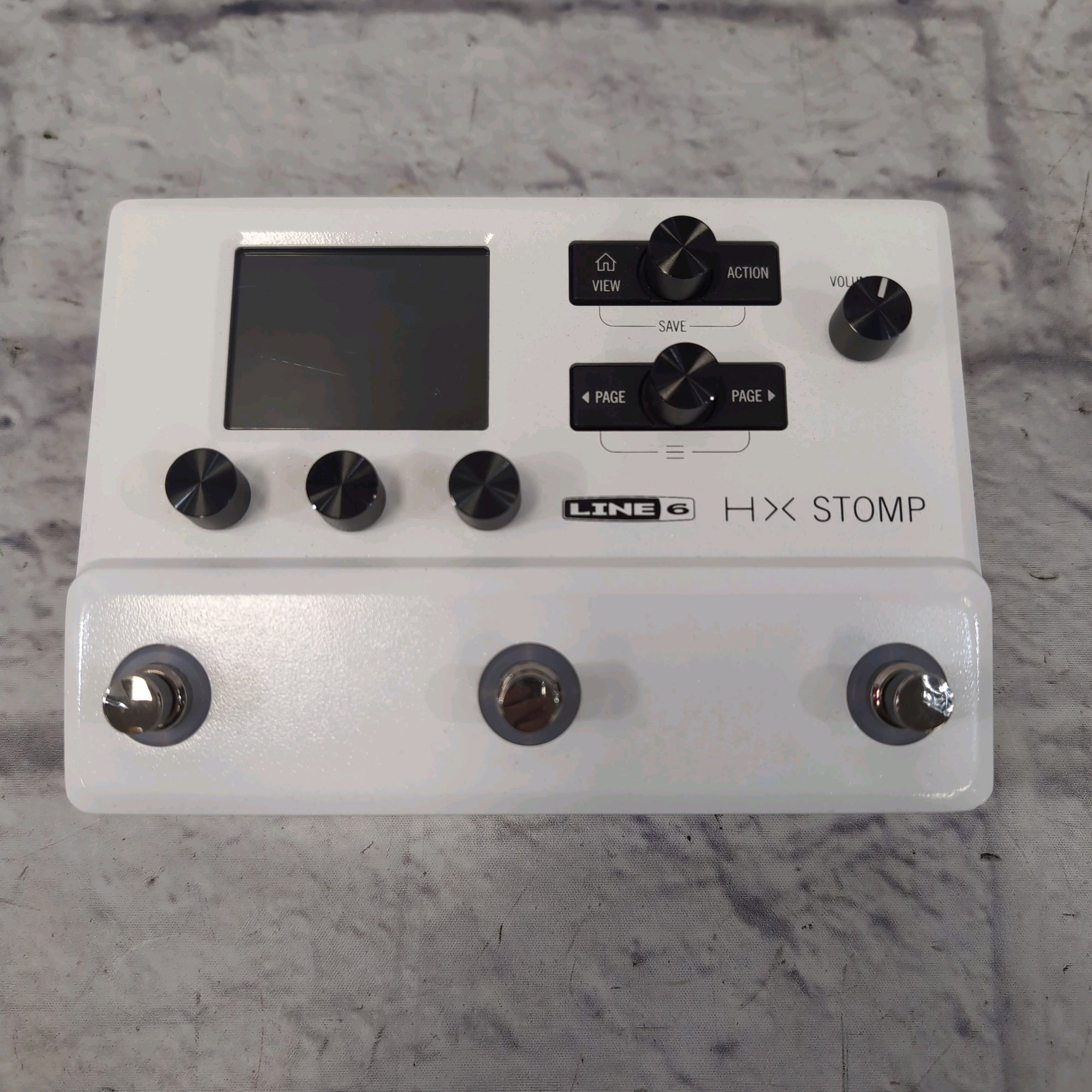 Line 6 HX Stomp Amp Modeling Pedal Limited Edition White