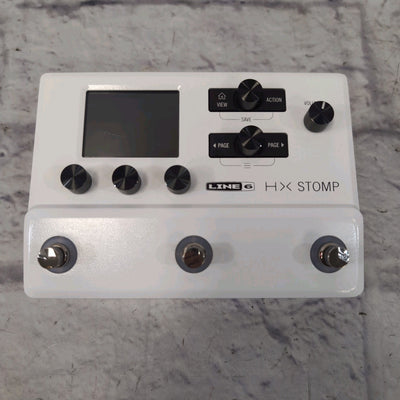 Line 6 HX Stomp Amp Modeling Pedal Limited Edition White