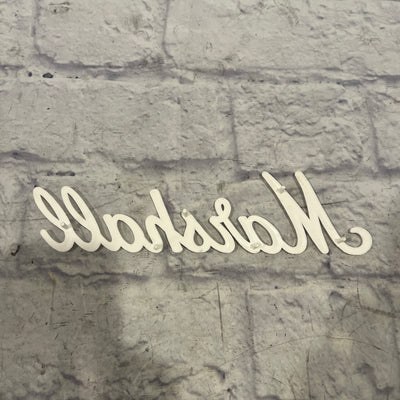 Marshall Amplifier or Cabinet Logo 10.5x3