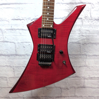 Jackson Kelly PS-67 MIJ Electric Guitar - Transparent Red Flame