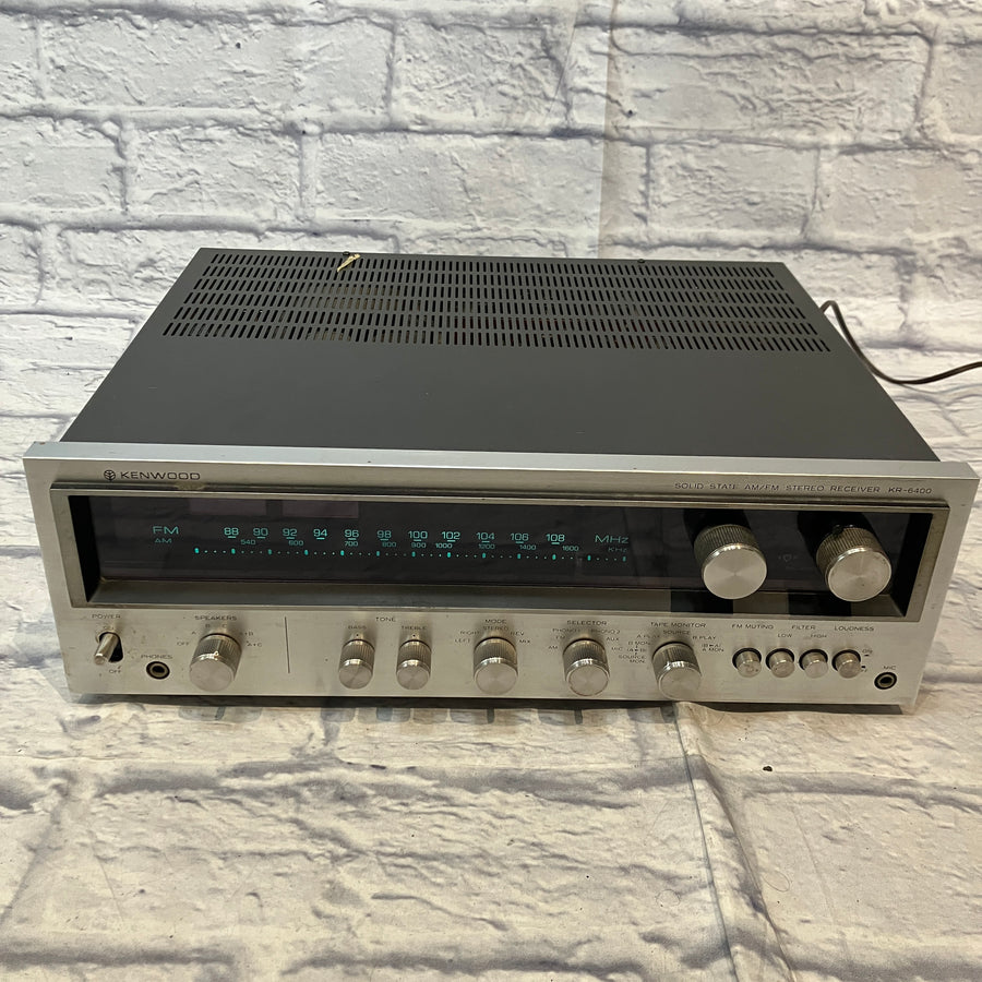 Kenwood KR-6400 Stereo Receiver - AS IS
