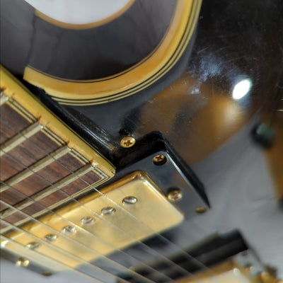Epiphone Sheraton Semi Hollow Electric Guitar - Black 1989 MIK