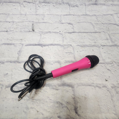 Unknown Pink and Black Dynamic Microphone