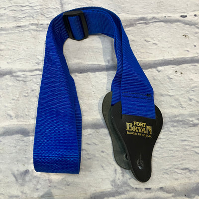 Fort Bryan Guitar Strap - Blue Strap