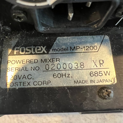 Fostex MP-1200 Vintage Powered 12 Channel Mixer