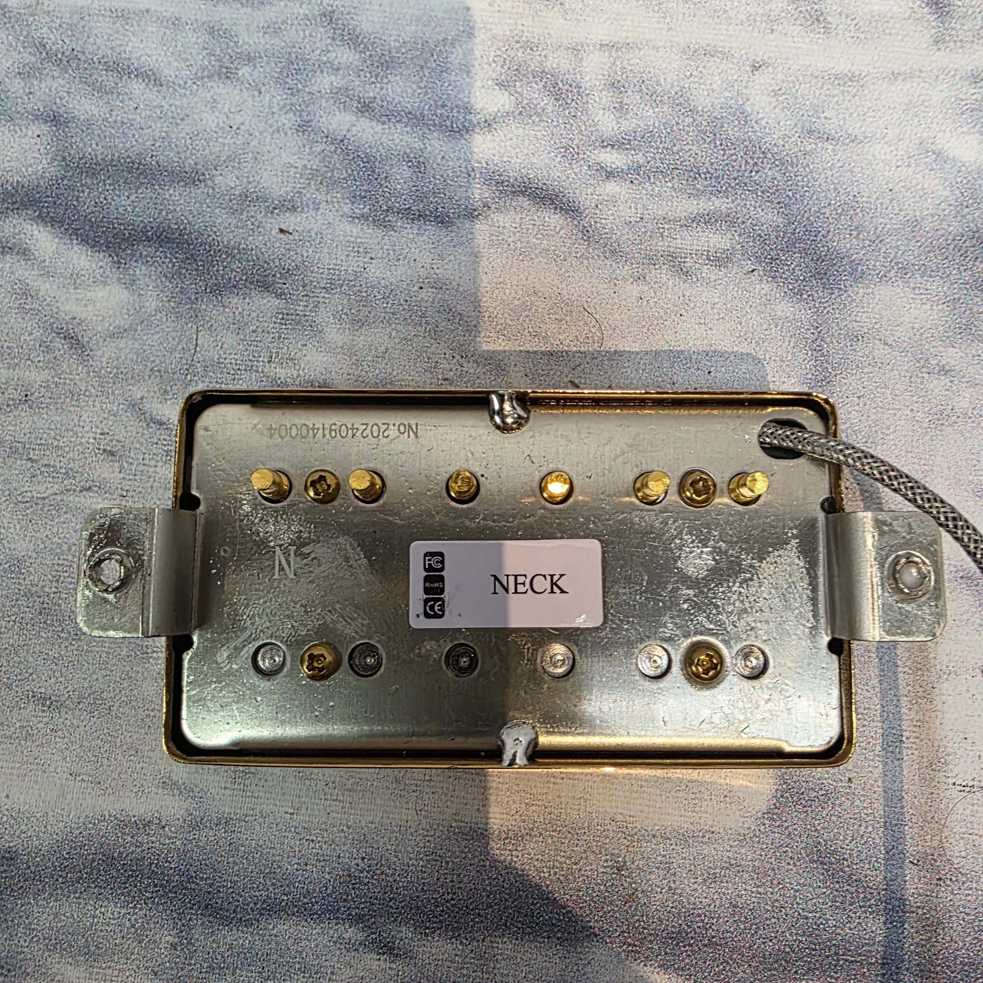 Unknown High Output Humbucker 13K Gold Neck Pickup Pickups