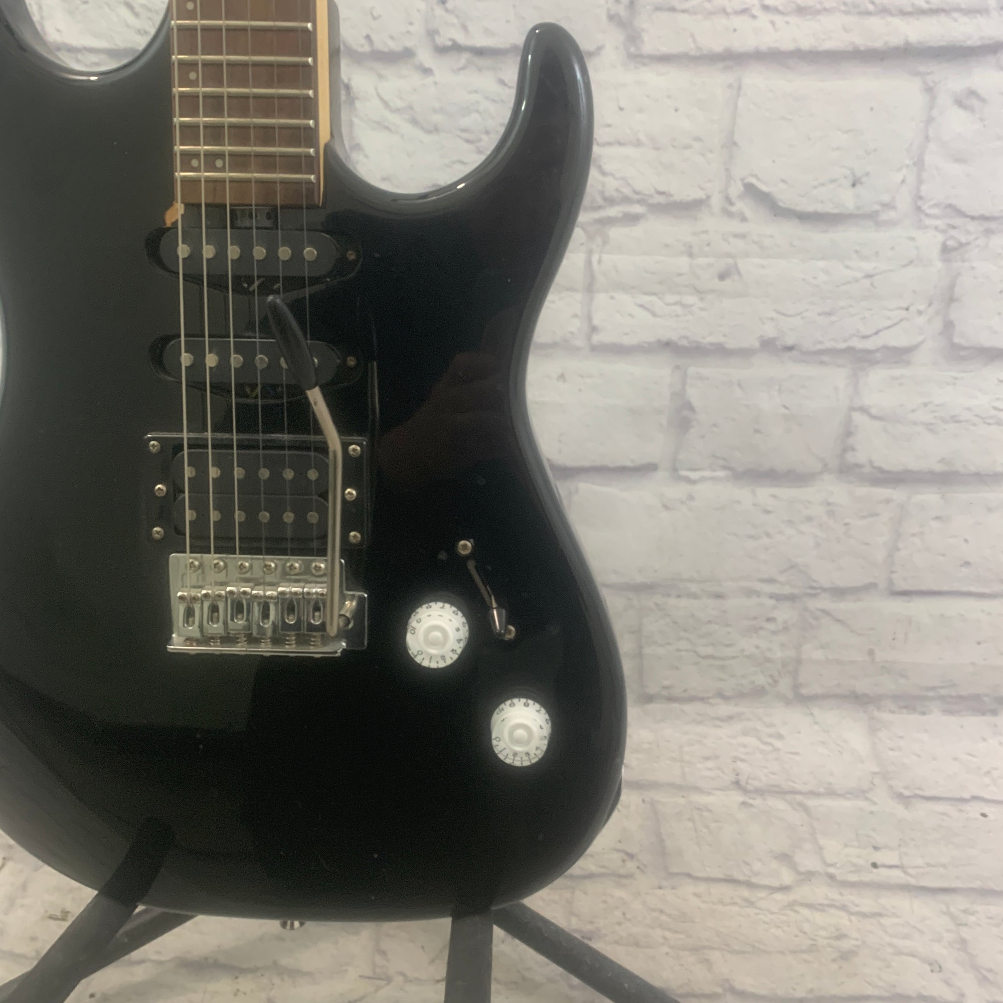 Oscar Schmidt "Ox10 Series" Black Electric Guitar