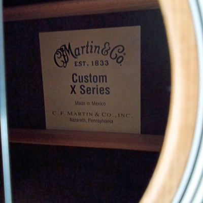 Martin Custom X Series (made in Mexico) Acoustic Guitar