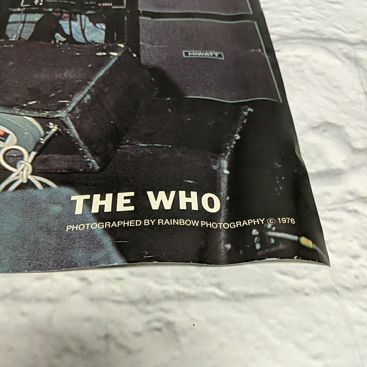 Vintage 1976 The Who Poster Large 35x23"