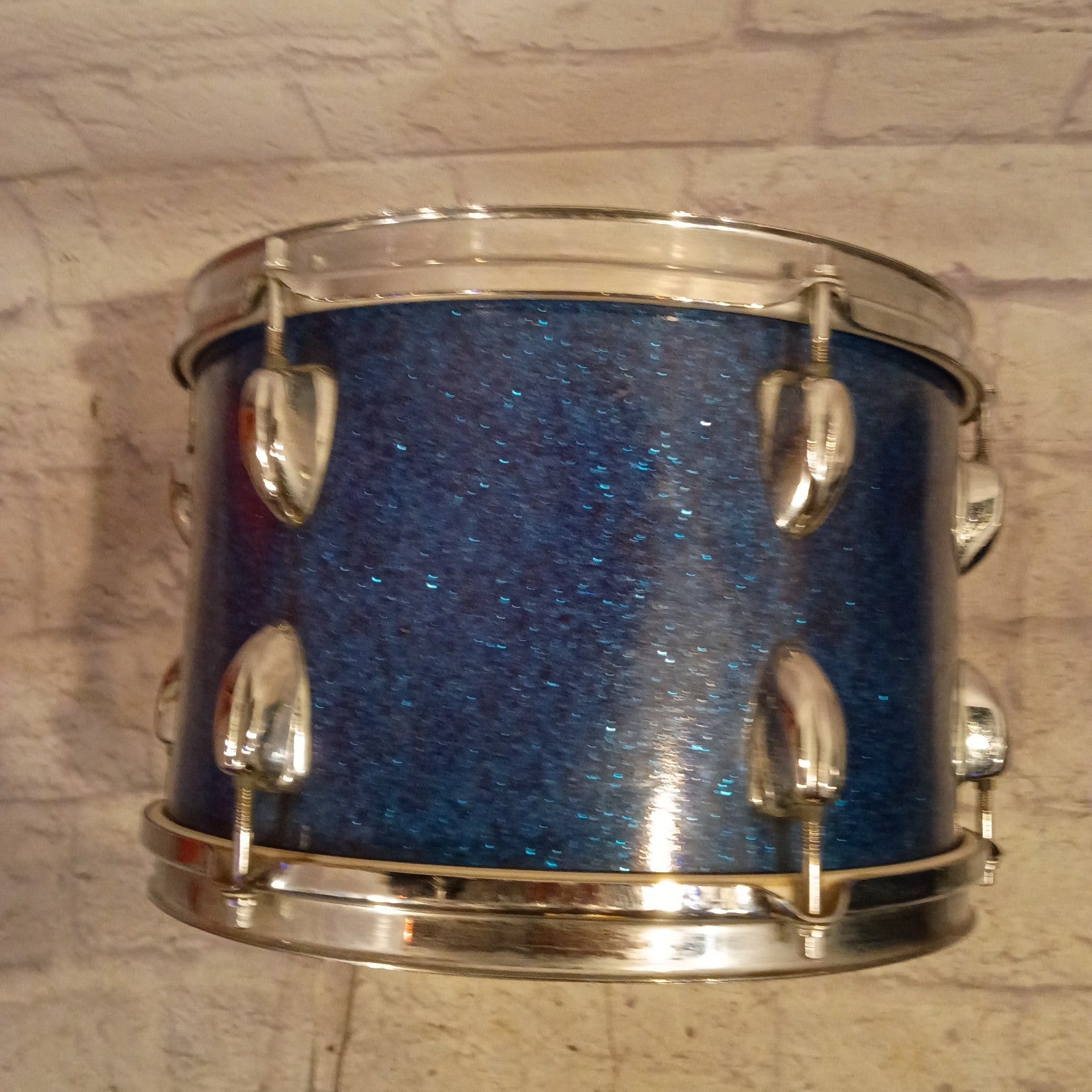 Unknown Vintage Japan Blue Sparkle Rack Tom