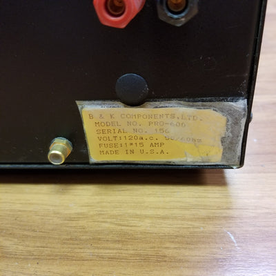 B&K Pro 600 Power Amp