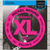 D'Addario EXL170-5 5-String Light Nickel Wound 5 Bass Strings 45-130