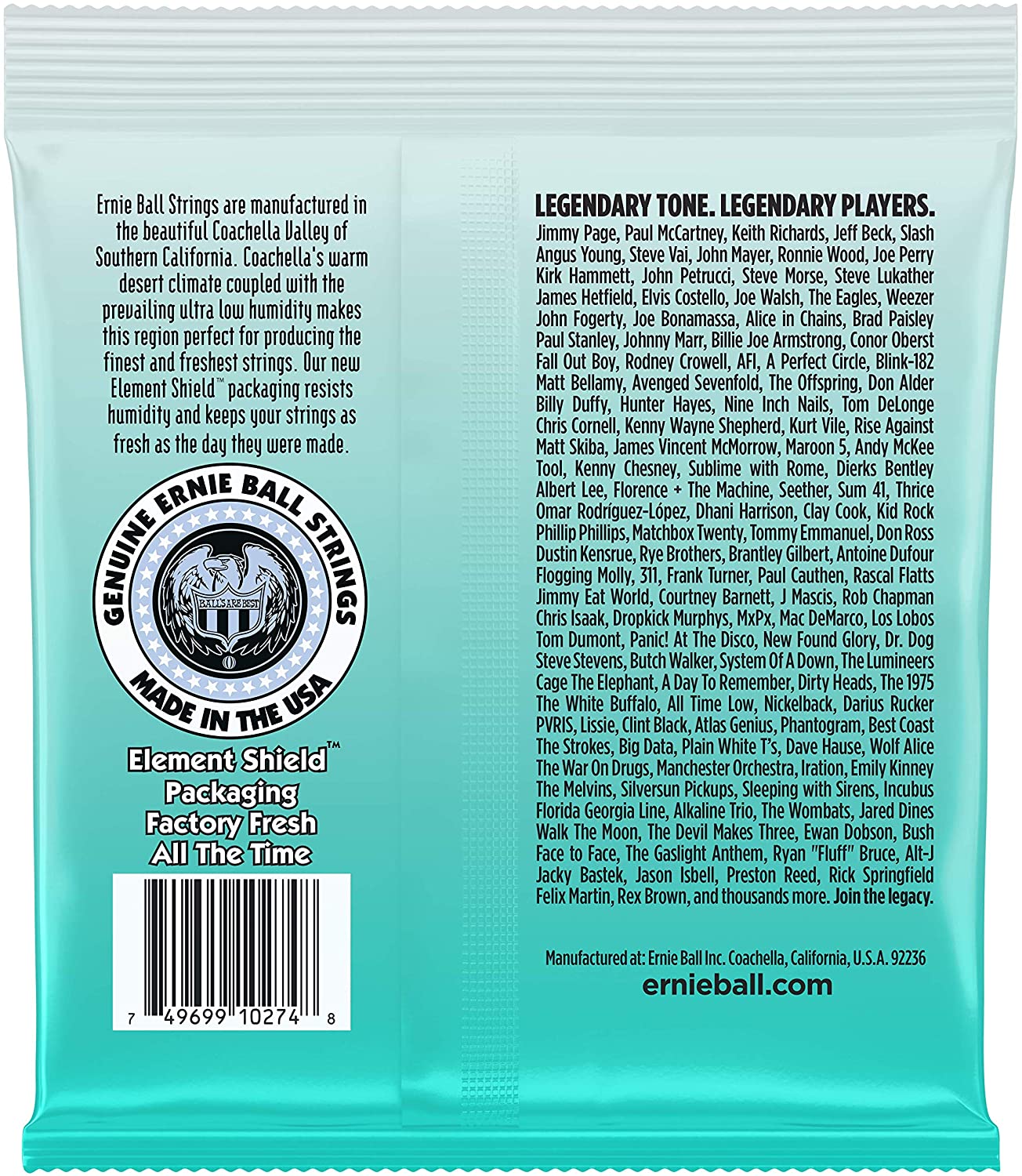 Ernie Ball Ball-End Ukulele Strings (Concert / Soprano) P02326 Black