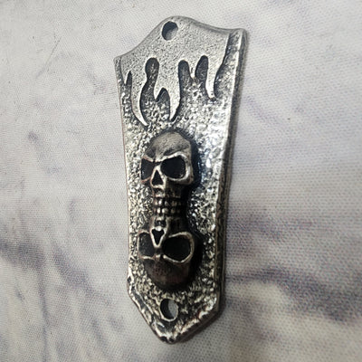 Unknown Double Skull Metal Truss Rod Cover