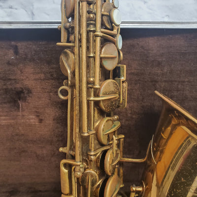 Vintage Buescher True Tone Low Pitch Saxophone 1920s with Original Case -143730