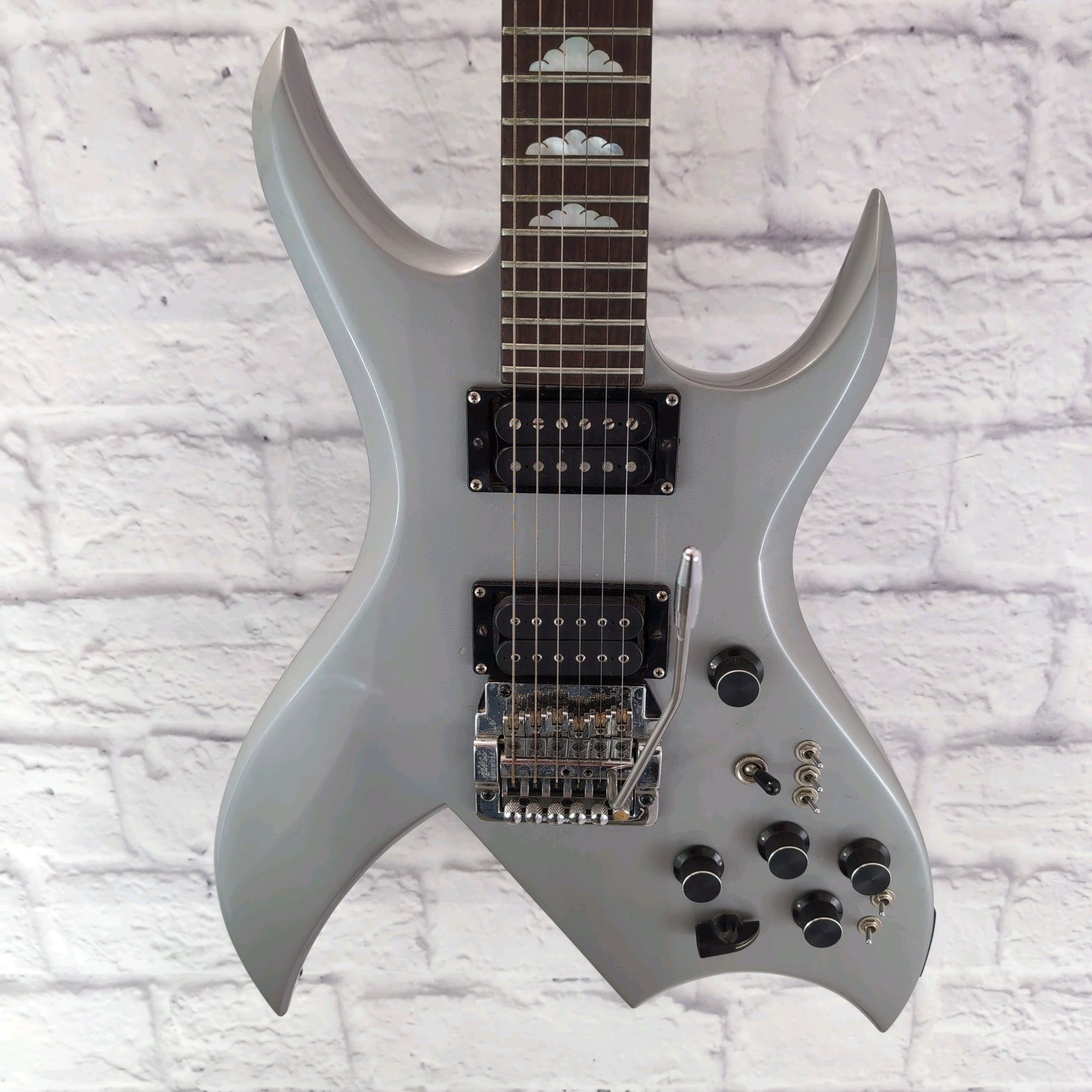 BC Rich USA Custom Shop Bich Supreme Electric Guitar - Vintage 1988 - Metallic Silver w/ Kahler