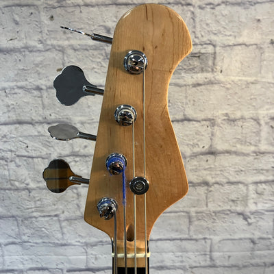 Custom Built Electric Partscaster 4 String Bass Guitar