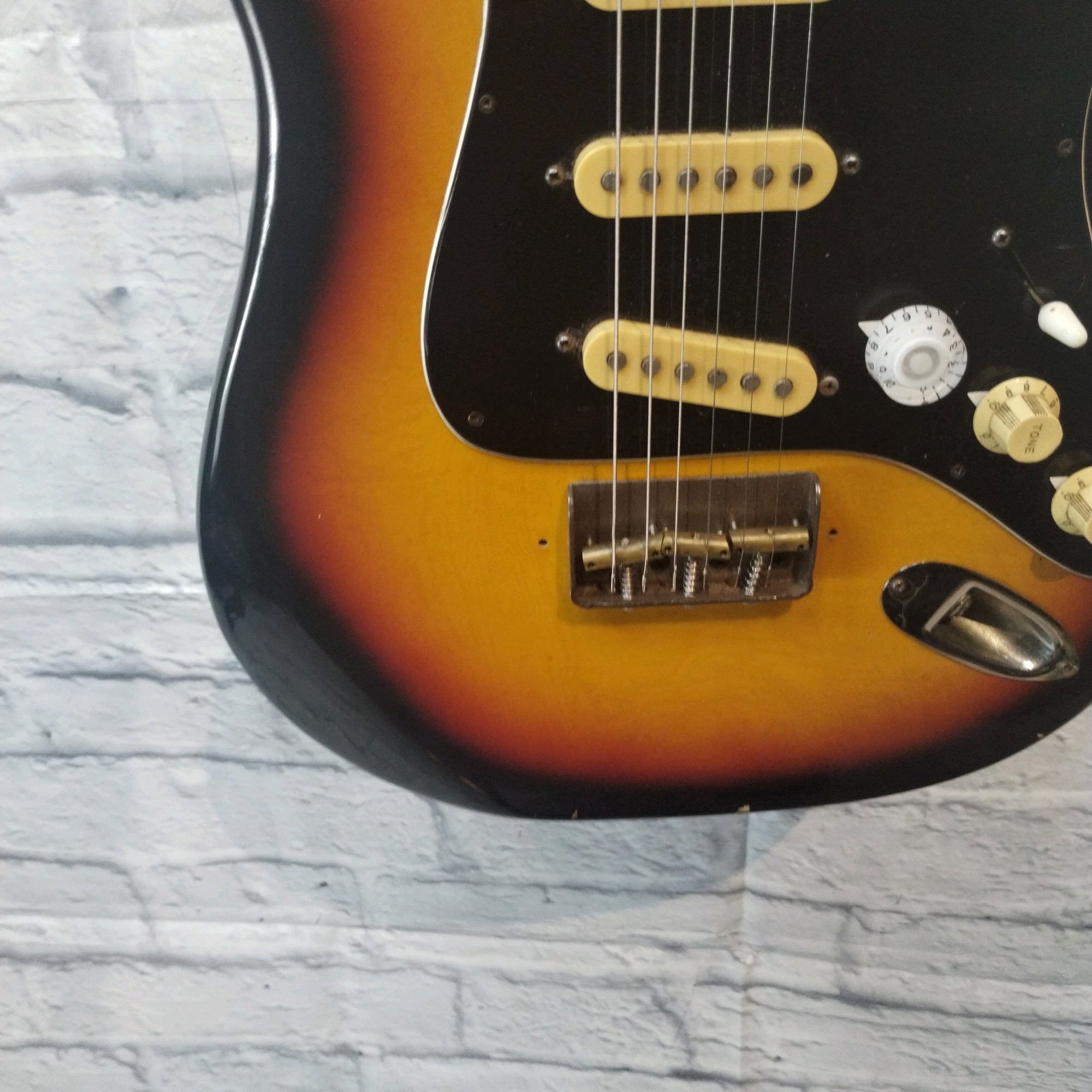 Hondo II Strat Copy Burst Electric Guitar
