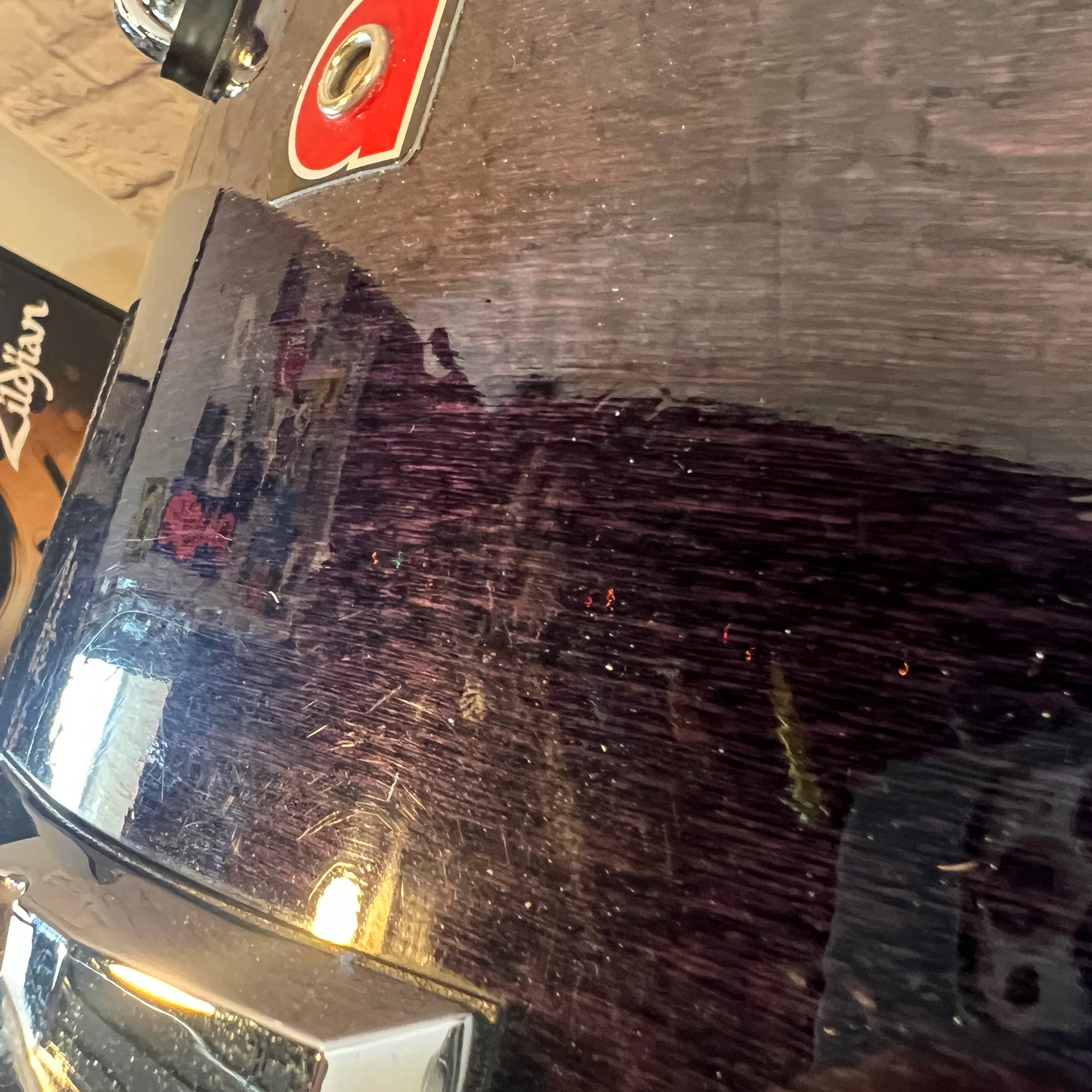 Premier 22 Transparent Purple Made in England  Kick Drum