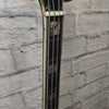 Vintage Lawsuit Era Aria Les Paul Bass 4 String Bass Guitar Made In Japan - Black