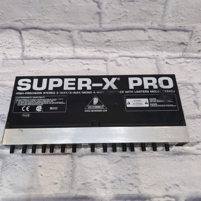 Behringer Super-X Pro CX3400 2/3-Way Stereo 4-Way Mono Crossover