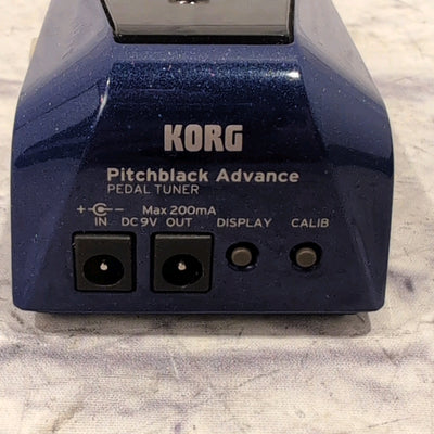 Korg Pitchblack Advance PB-AD BL Black Tuner Pedal