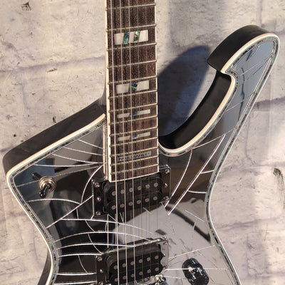 Unofficial Ibanez Paul Stanley Iceman Cracked Mirror Guitar