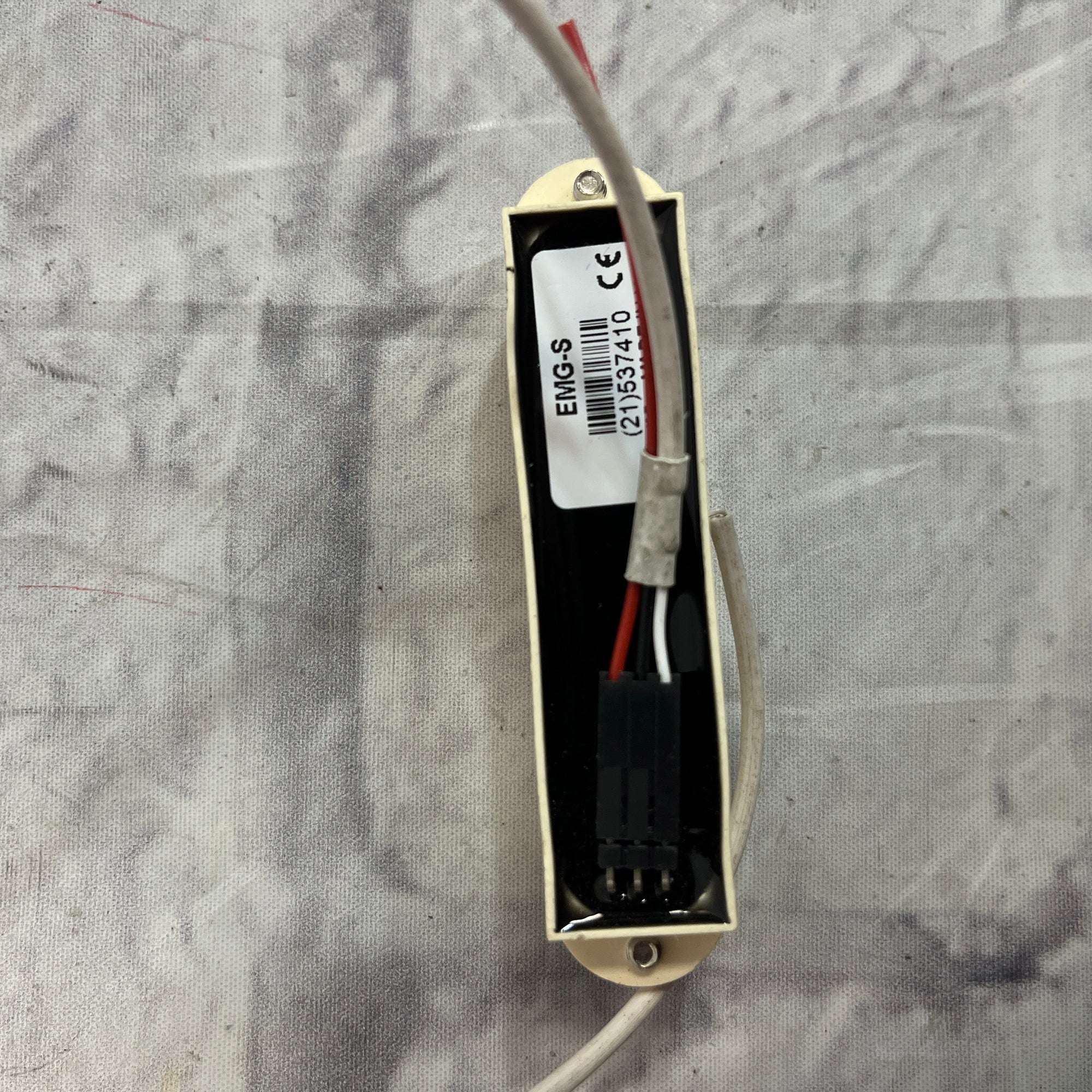 EMG S Active Ceramic Single Coil Pickup White Cover