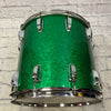 Ludwig 1980s Green ReWrap 15" Tom Roto Toms