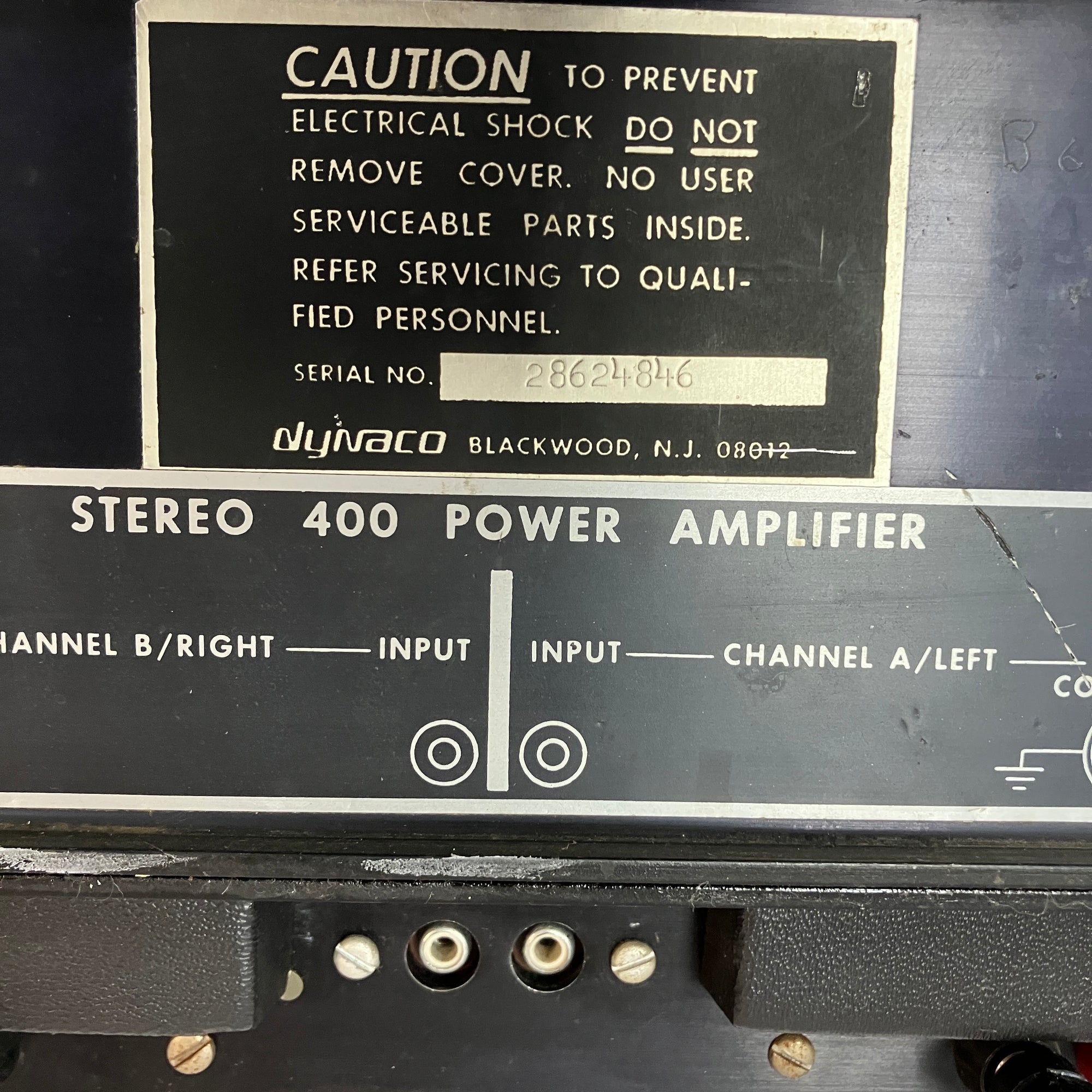 Vintage Dynaco Stereo 400 Power Amp Power Amp