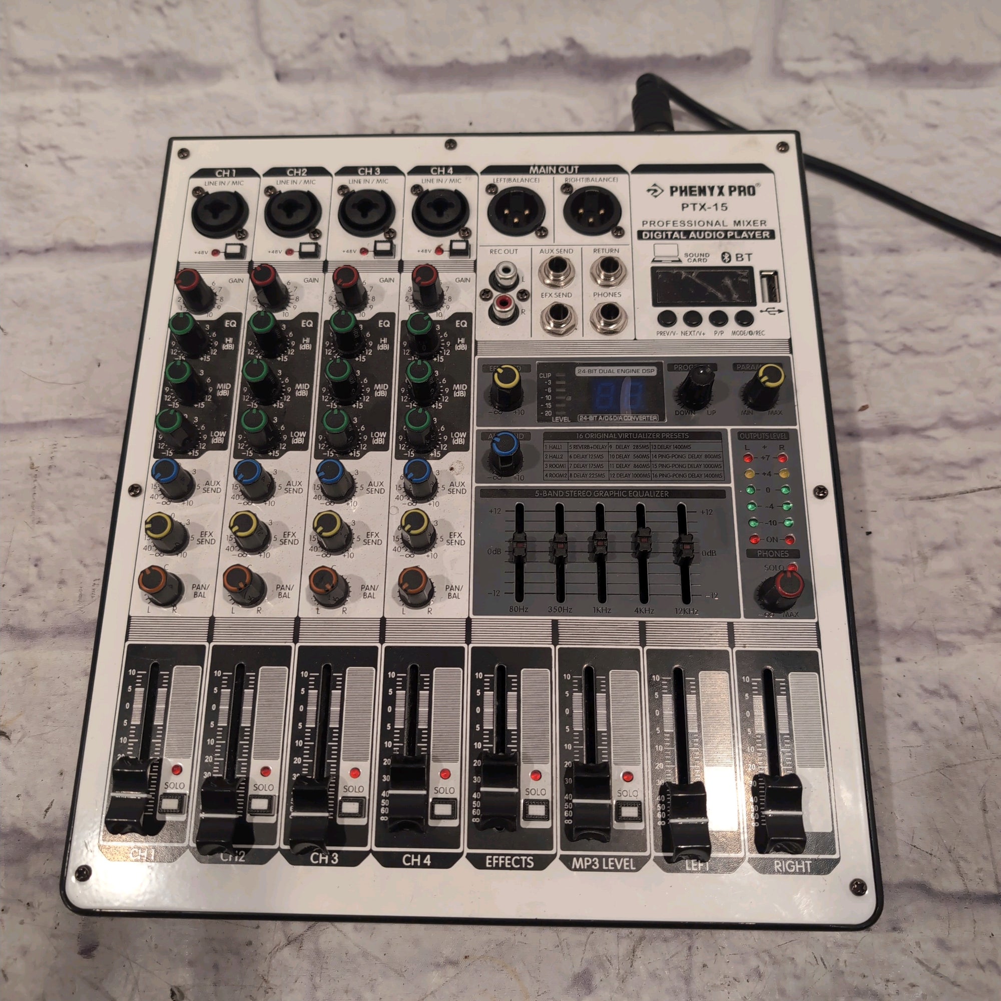 Phenyx Pro PTX-15 4 Channel Mixer