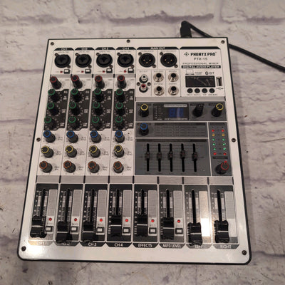 Phenyx Pro PTX-15 4 Channel Mixer