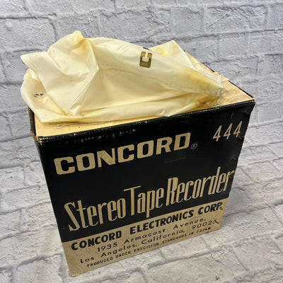 Concord 444 4-Track Reel to Reel Recorder with Cover