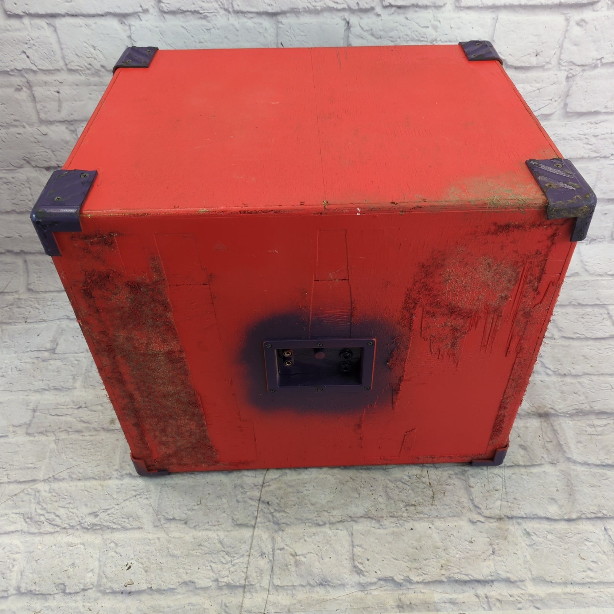 Painted Eden 2x10 Bass Cab - NON FUNCTIONING AS IS